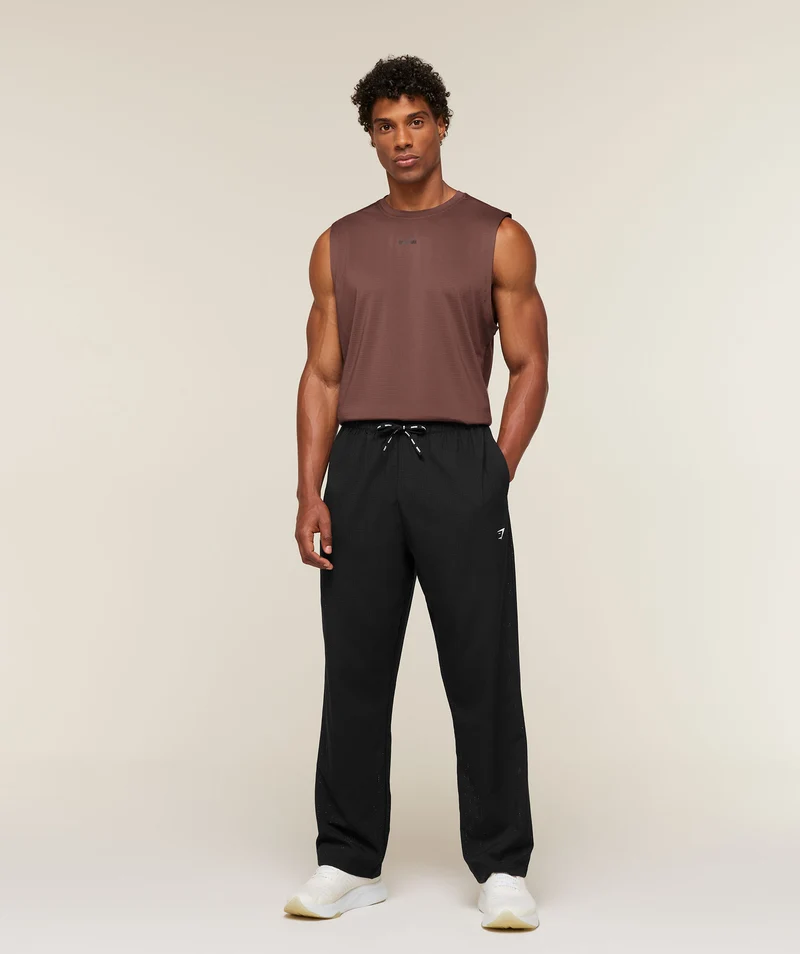 Gymshark Perforated Train Pants - Black