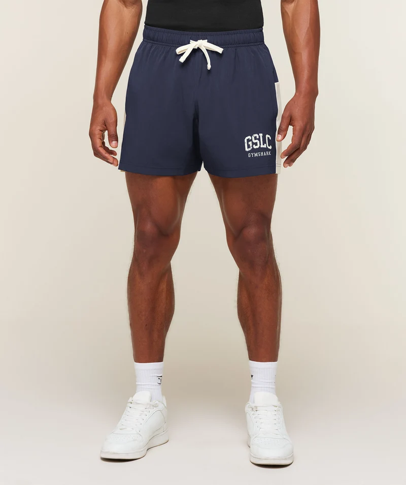 Gymshark GSLC Emblem Shorts - Heavy Blue