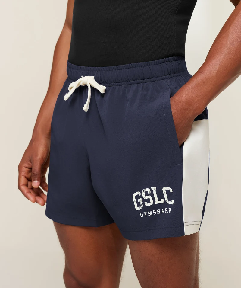 Gymshark GSLC Emblem Shorts - Heavy Blue