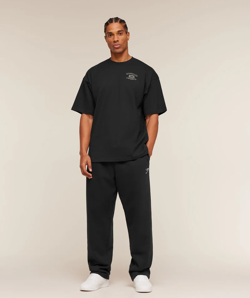 Gymshark Shield Graphic T-Shirt - Black
