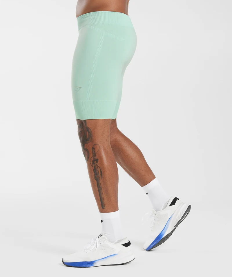 Gymshark Studio Seamless Short - Pastel Green