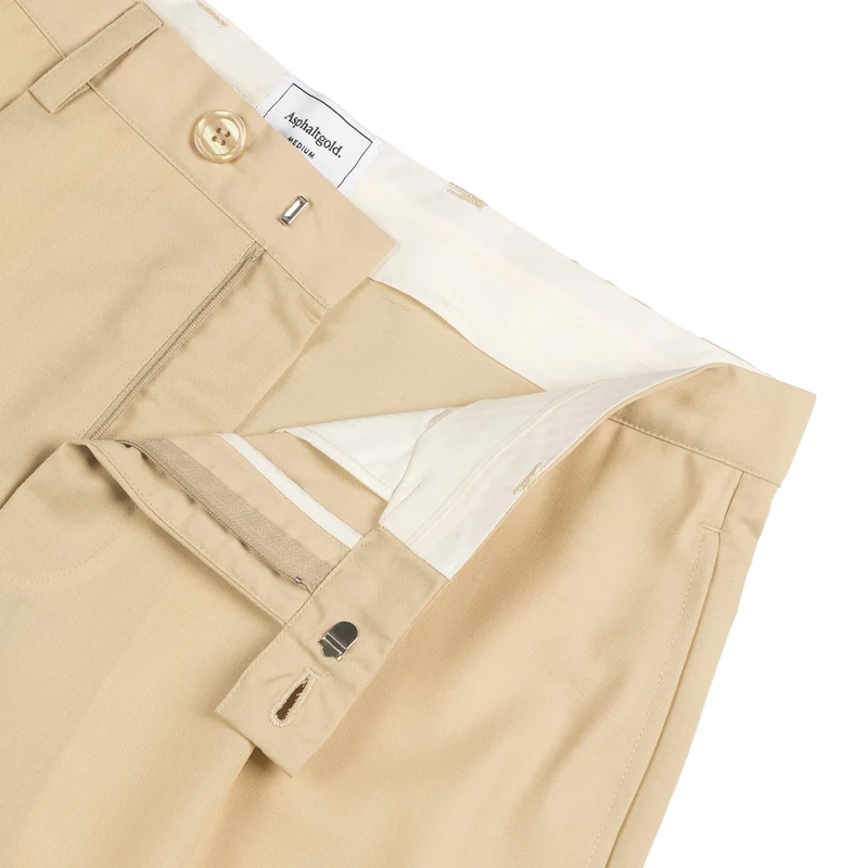 Asphaltgold Pleated Shorts