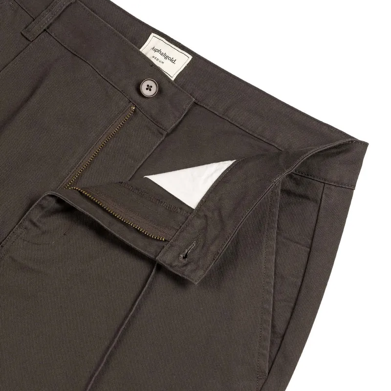 Asphaltgold Cotton Twill Pant
