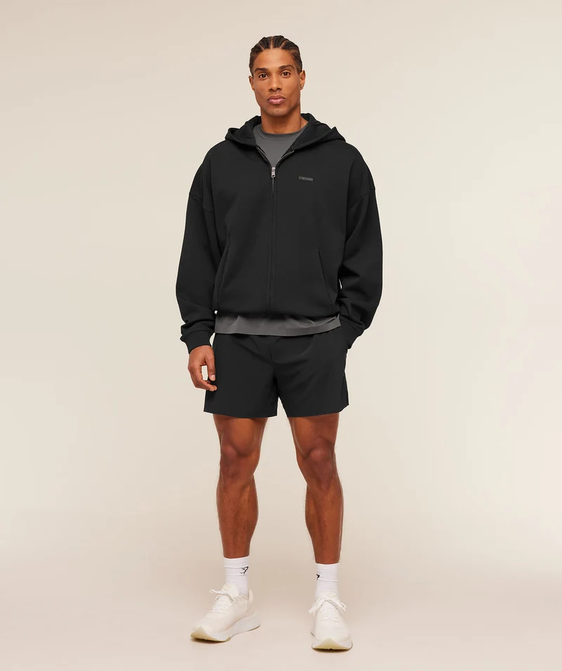 Gymshark Evolve Lightweight Zip Through Hoodie - Black