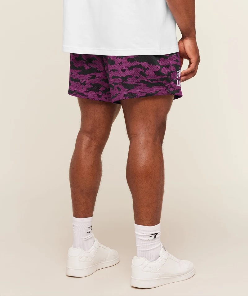 Gymshark Lifting Mesh 5" Shorts - Super-Set Pink