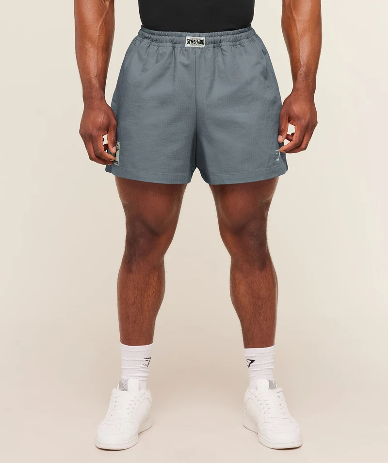 Gymshark Pumper Shorts 5" - Iron Blue
