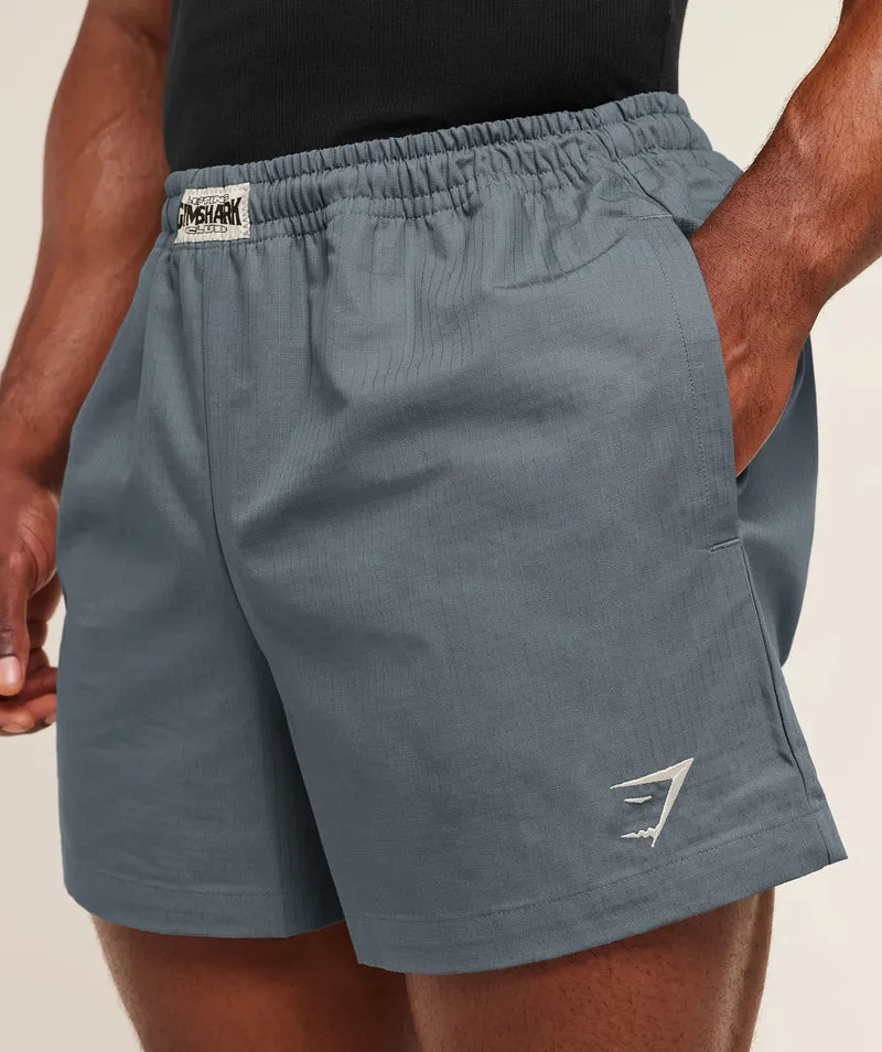 Gymshark Pumper Shorts 5" - Iron Blue