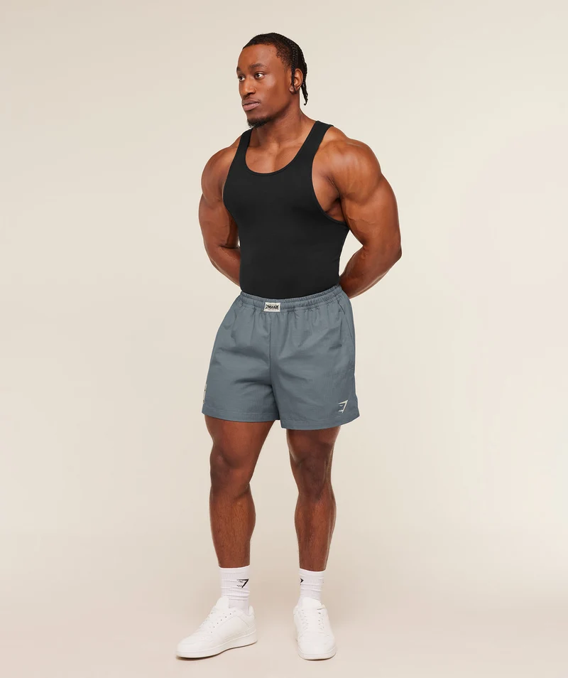 Gymshark Pumper Shorts 5" - Iron Blue