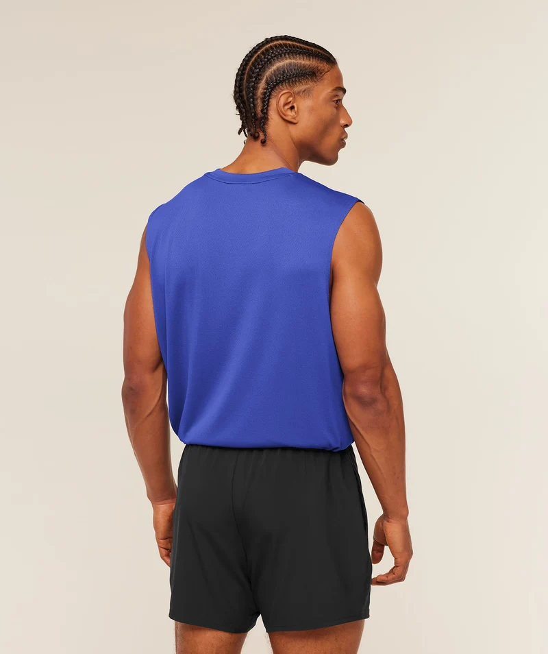 Gymshark Oversized Performance Tank - Force Blue