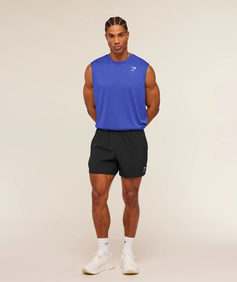 Gymshark Oversized Performance Tank - Force Blue