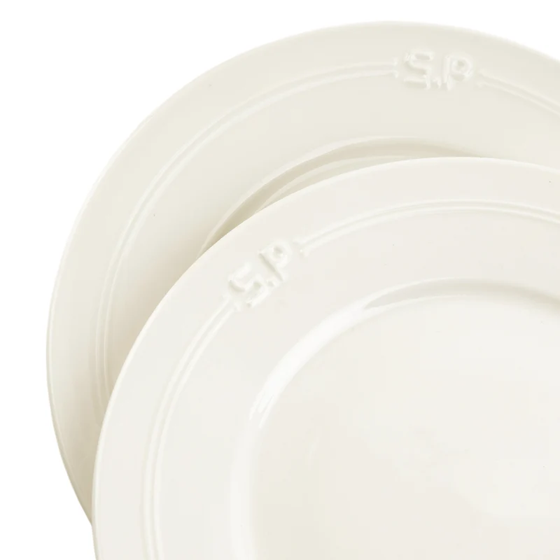 Service Projects Métier SP Embossed Lunch Plate (Set of 2)