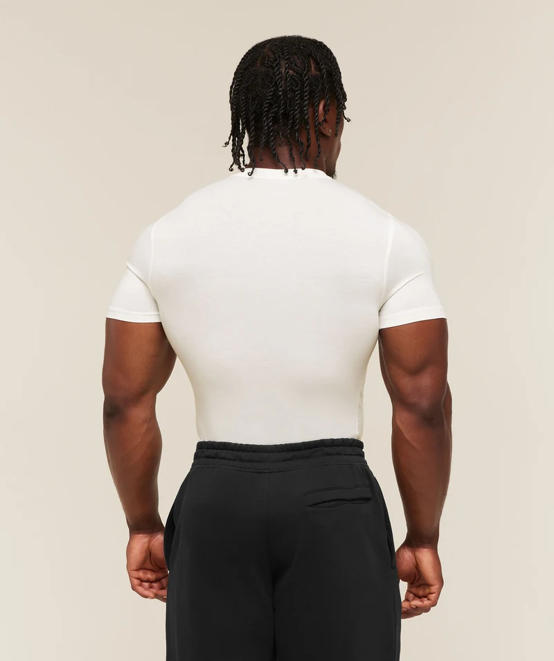 Gymshark Super Soft Muscle Tee - Soft White