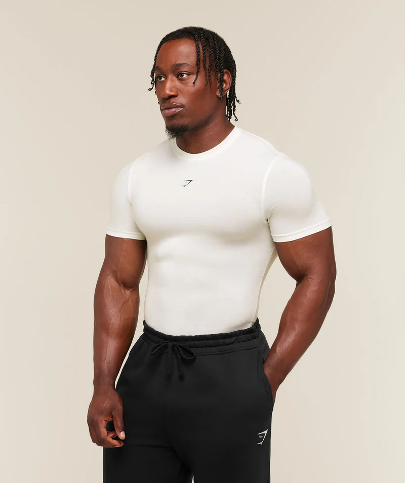 Gymshark Super Soft Muscle Tee - Soft White