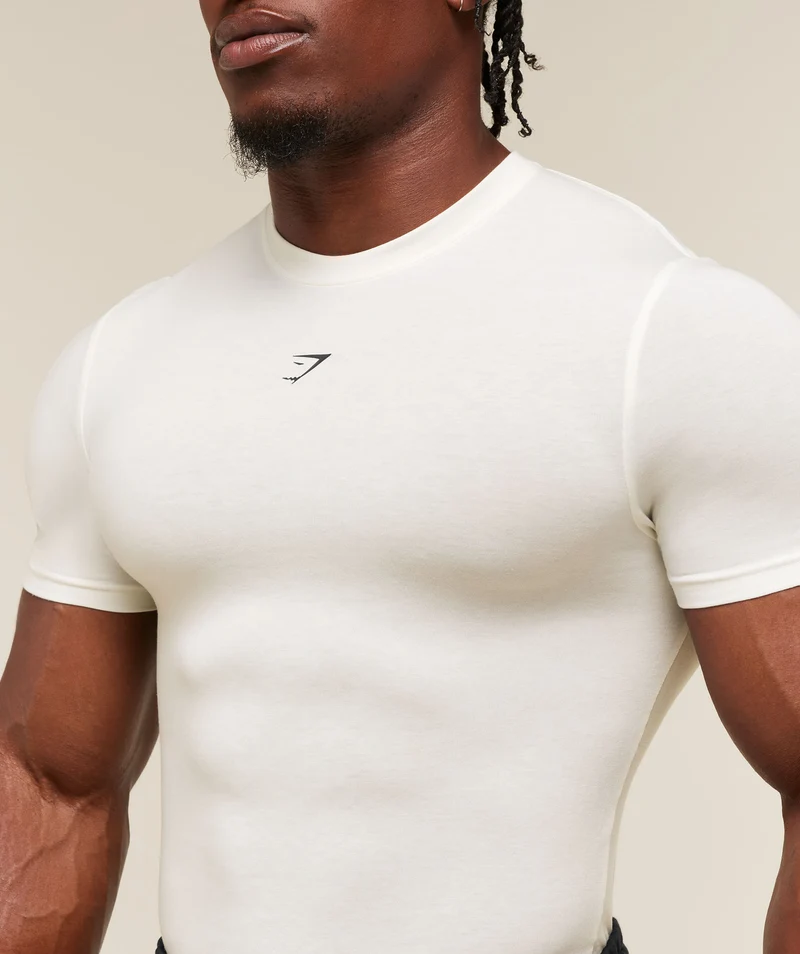 Gymshark Super Soft Muscle Tee - Soft White