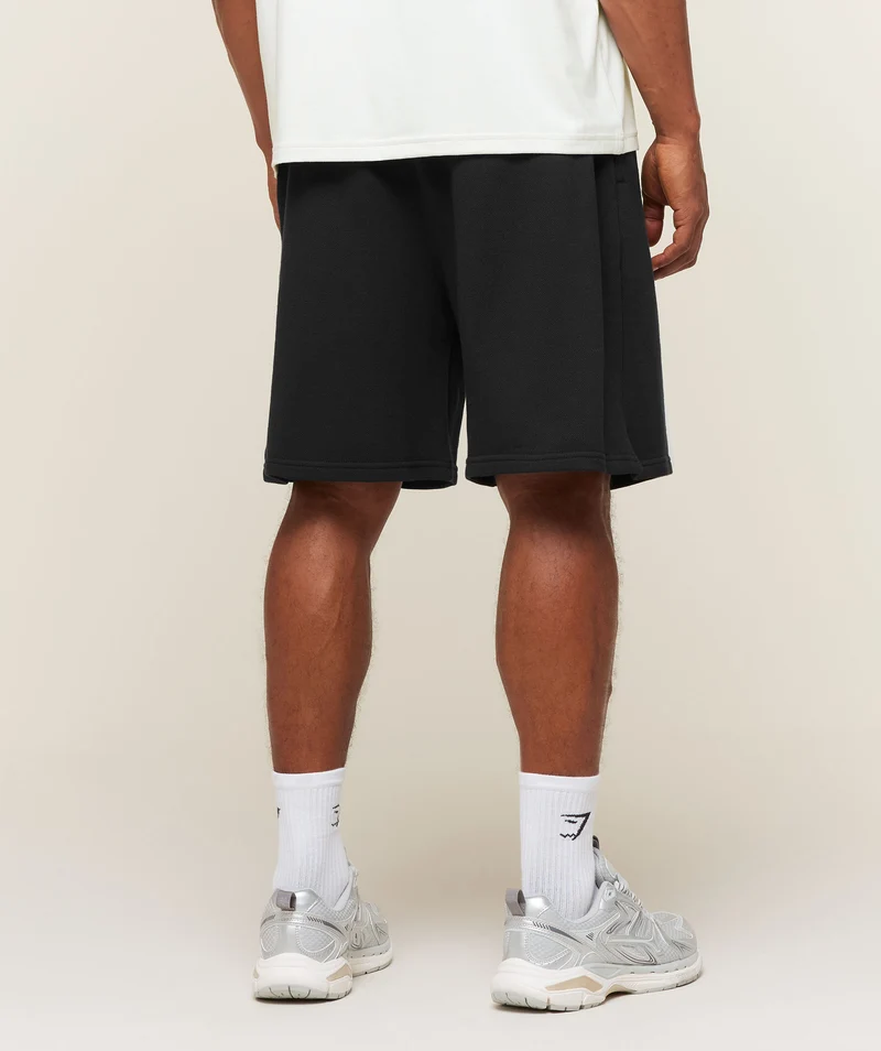 Gymshark Campus Crest Sweat Short - Black