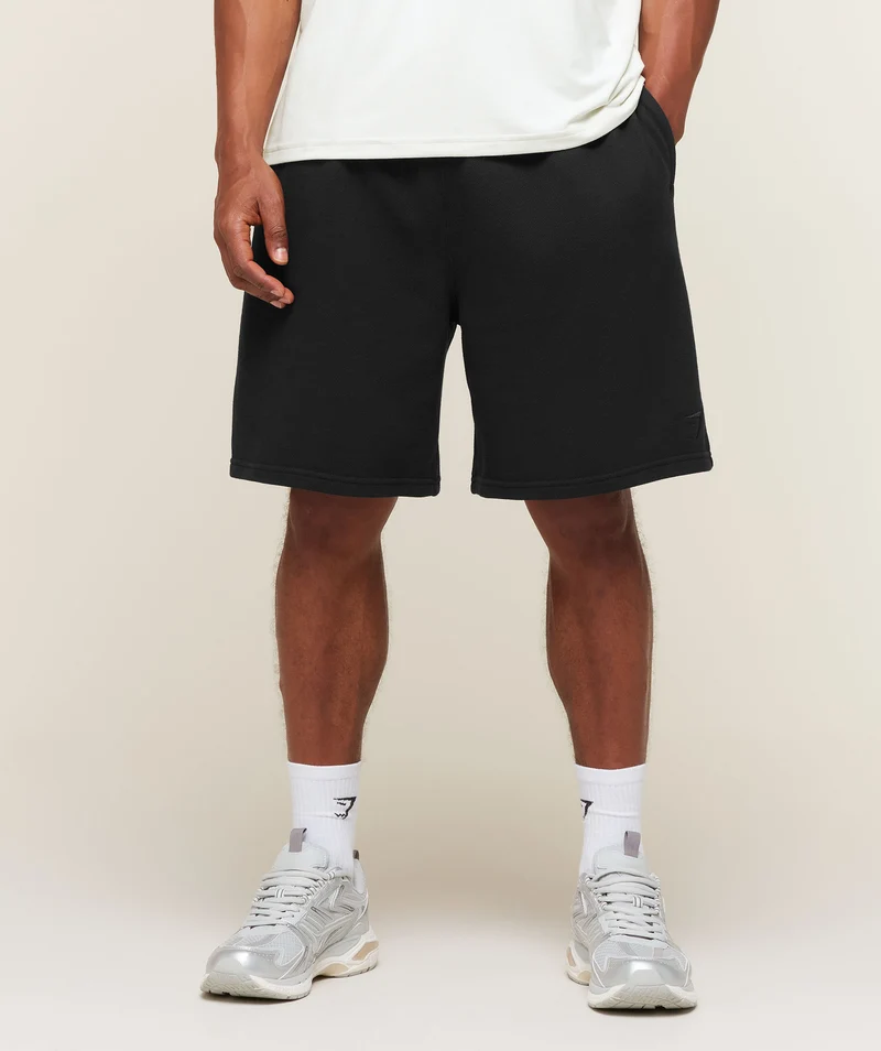 Gymshark Campus Crest Sweat Short - Black