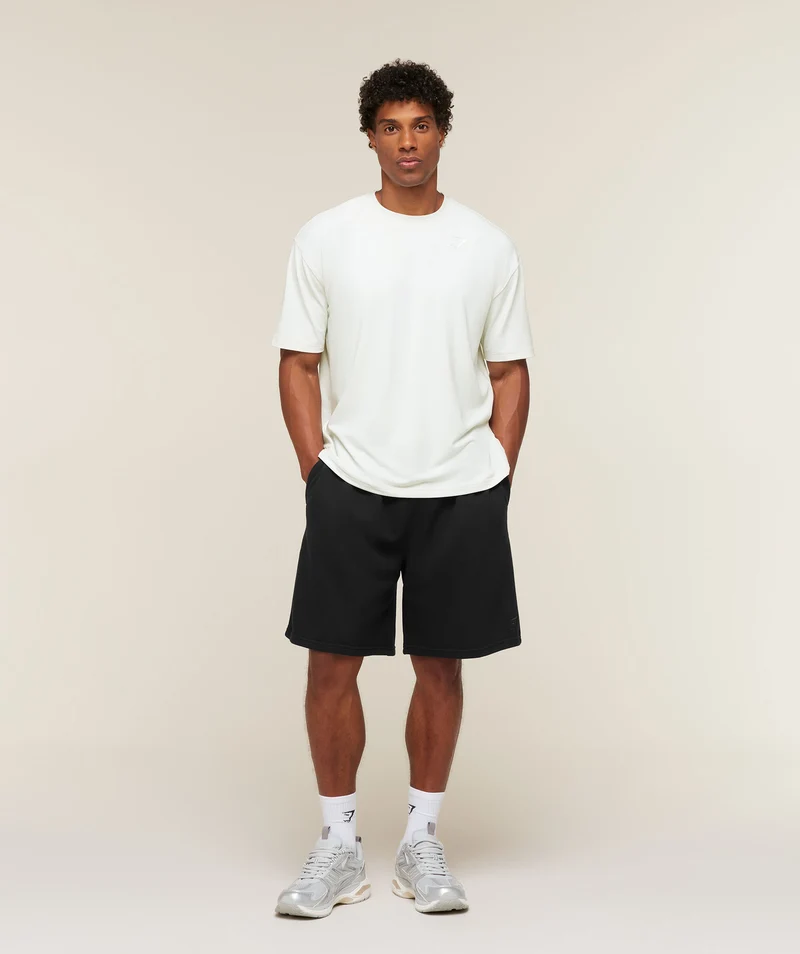 Gymshark Campus Crest Sweat Short - Black