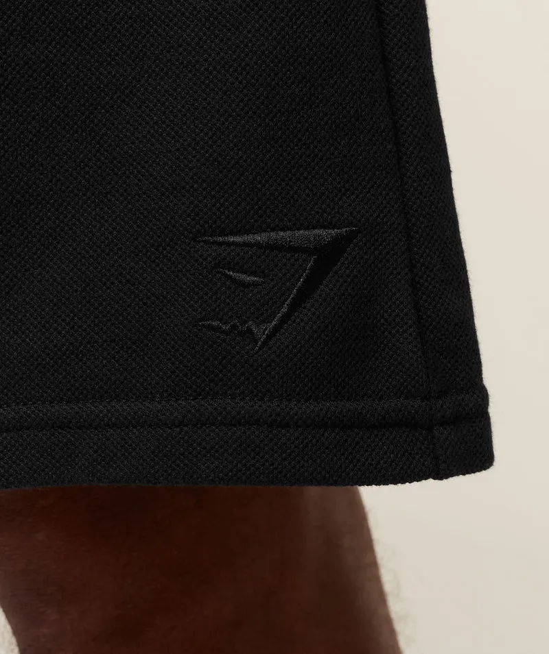 Gymshark Campus Crest Sweat Short - Black