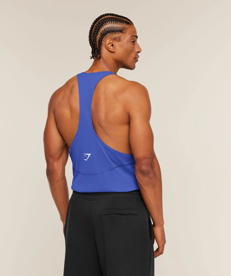 Gymshark Accent Tank - Force Blue
