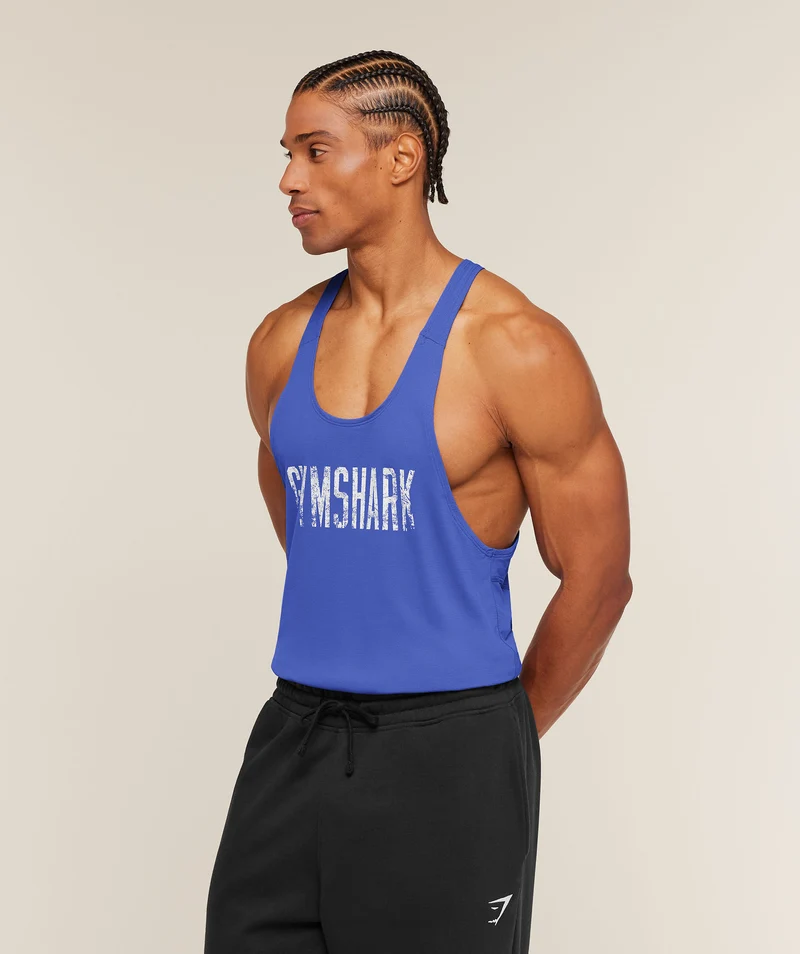 Gymshark Accent Tank - Force Blue