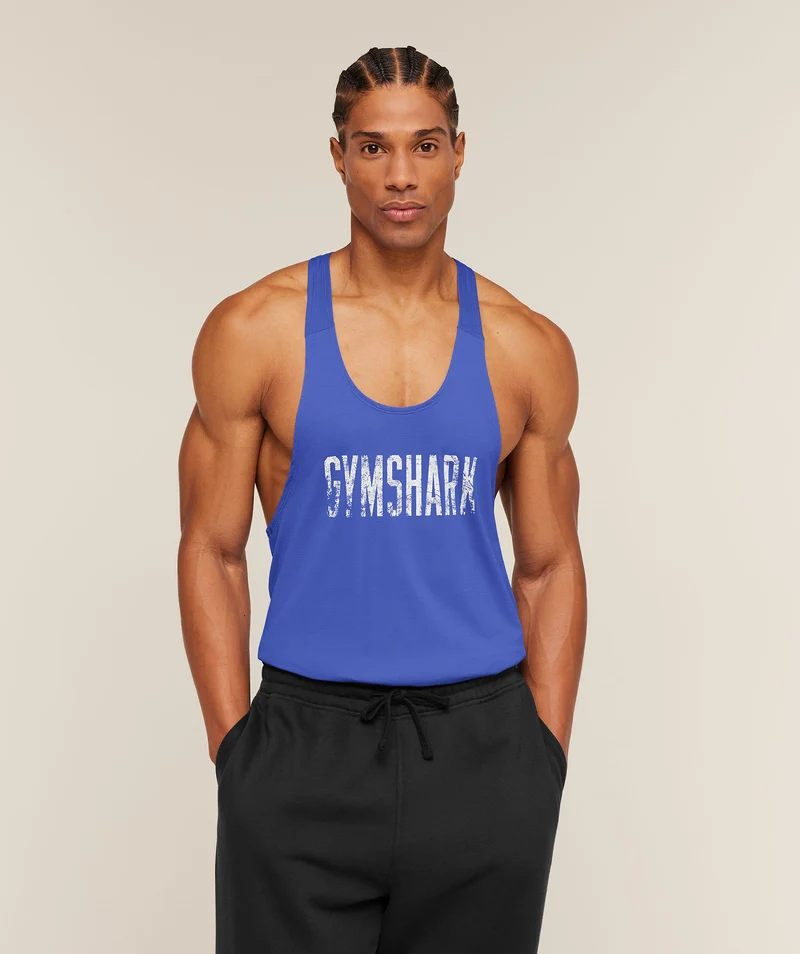 Gymshark Accent Tank - Force Blue
