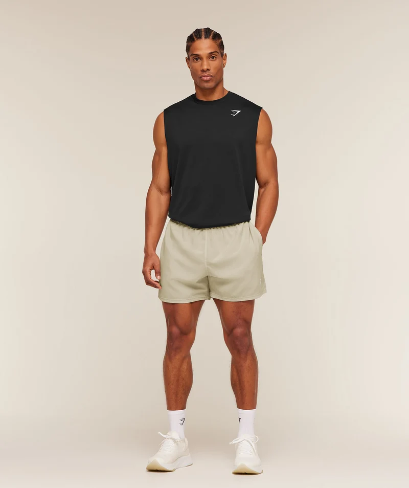 Gymshark Washed Pastels Shorts - Pebble Grey/Wash