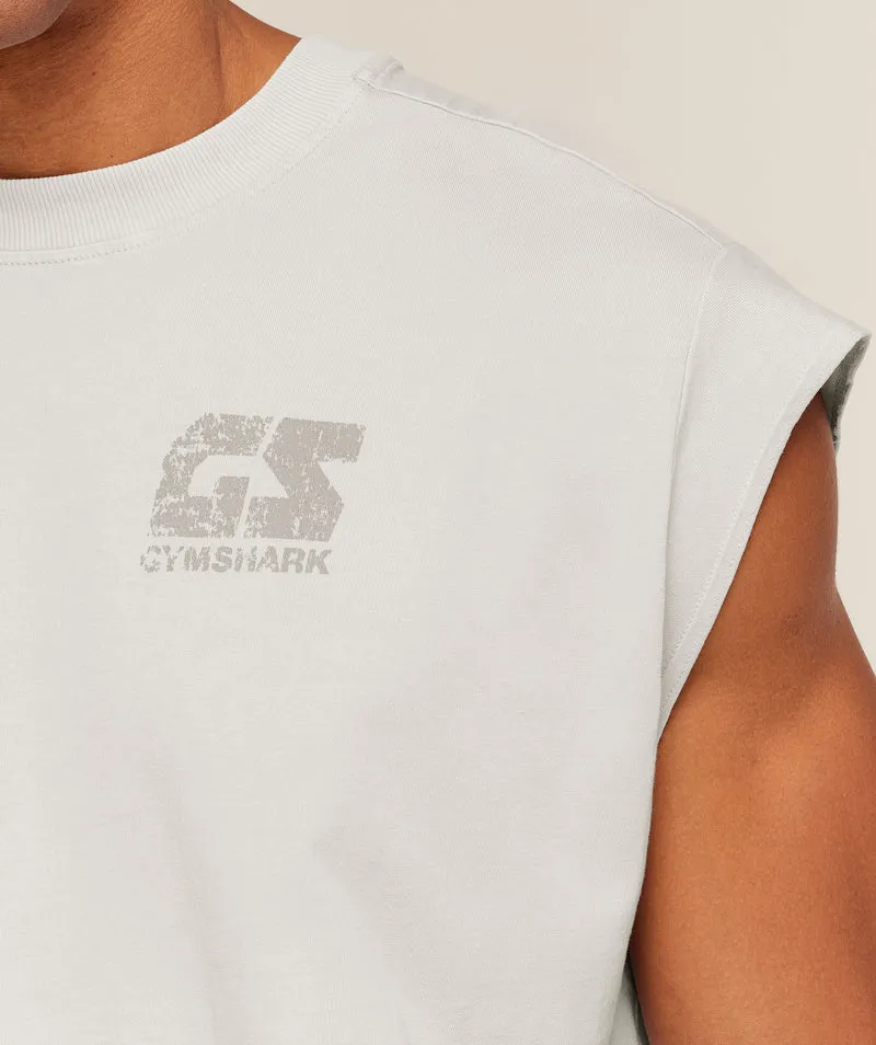 Gymshark Accent Capped Sleeve T-Shirt - Light Grey