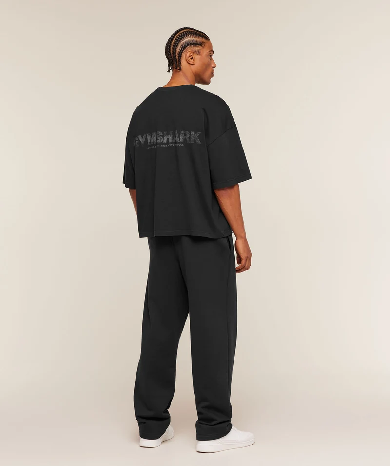 Gymshark Accent Boxy T-Shirt - Black