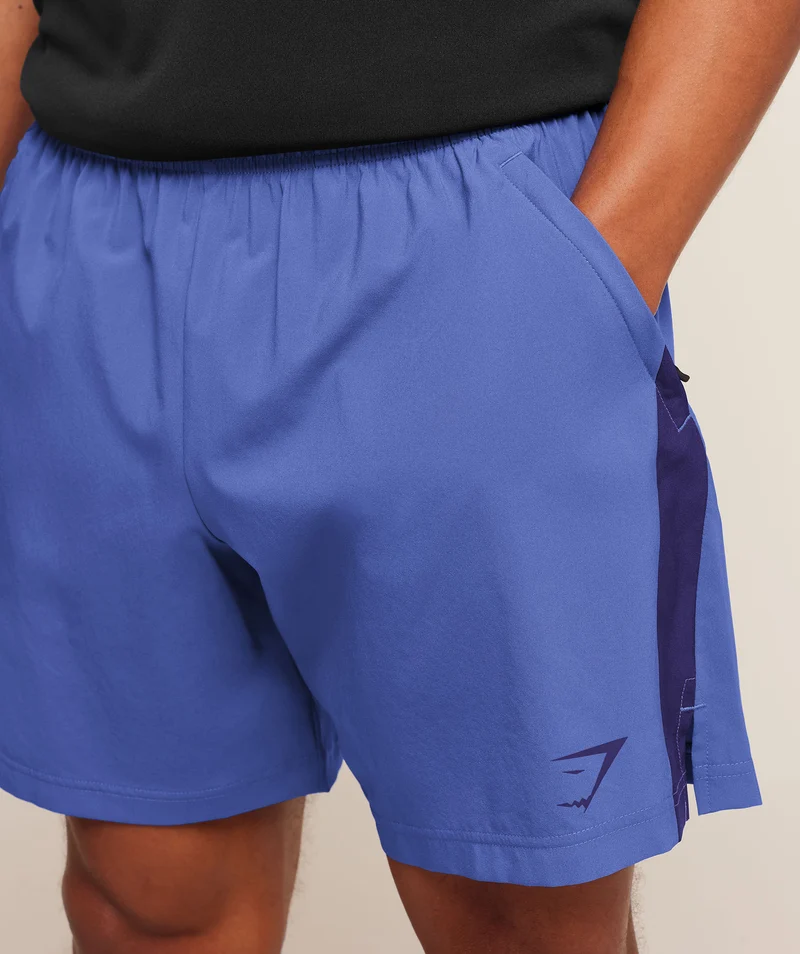 Gymshark Sport 7" Shorts - Force Blue/Indigo Purple