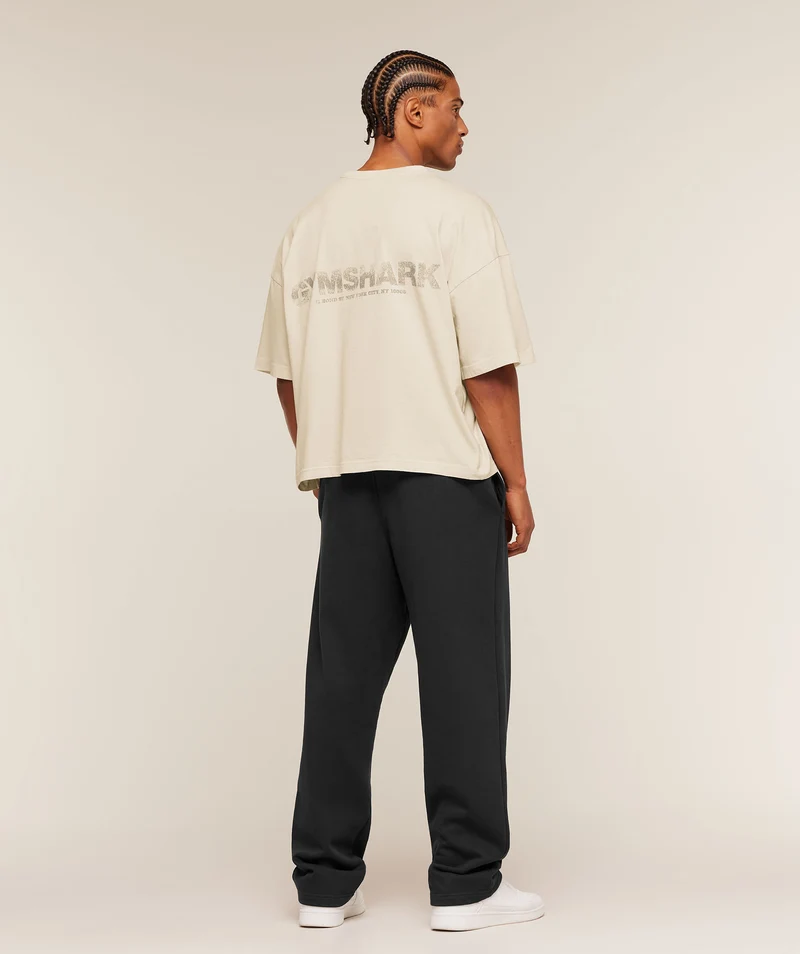 Gymshark Accent Boxy T-Shirt - Tinted White