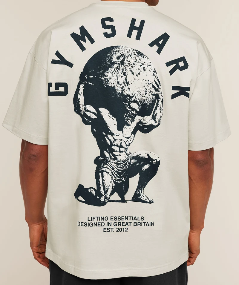 Gymshark Atlas T-Shirt - Tinted White