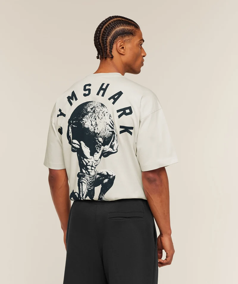 Gymshark Atlas T-Shirt - Tinted White