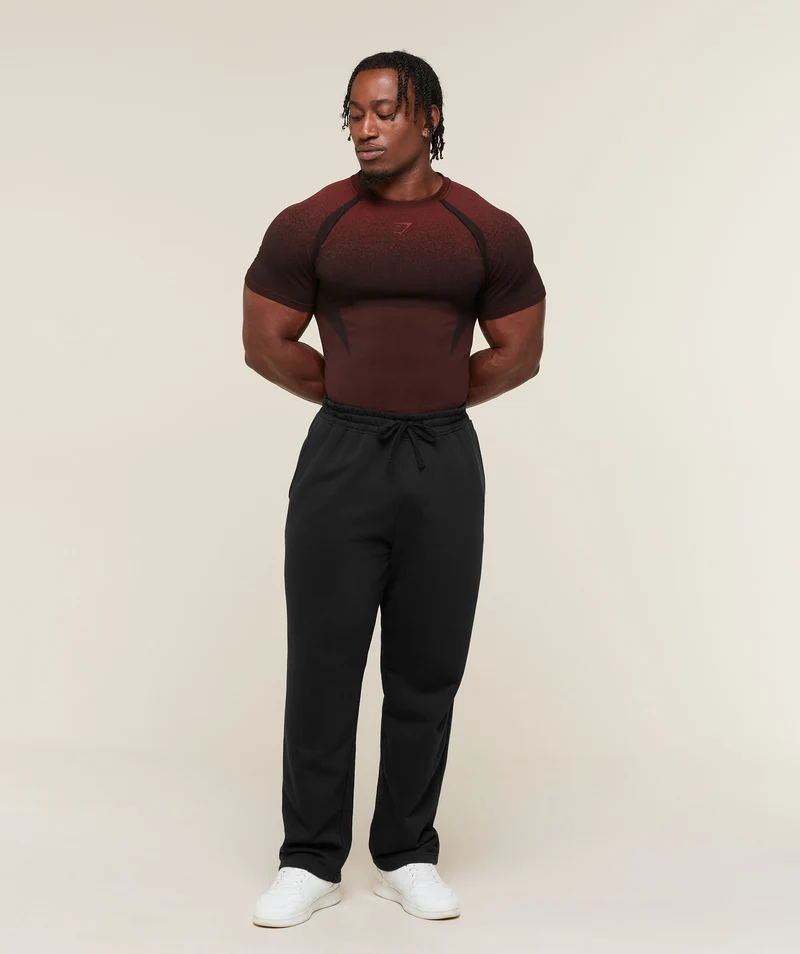 Gymshark Shadow Seamless T Shirt - Sets Red