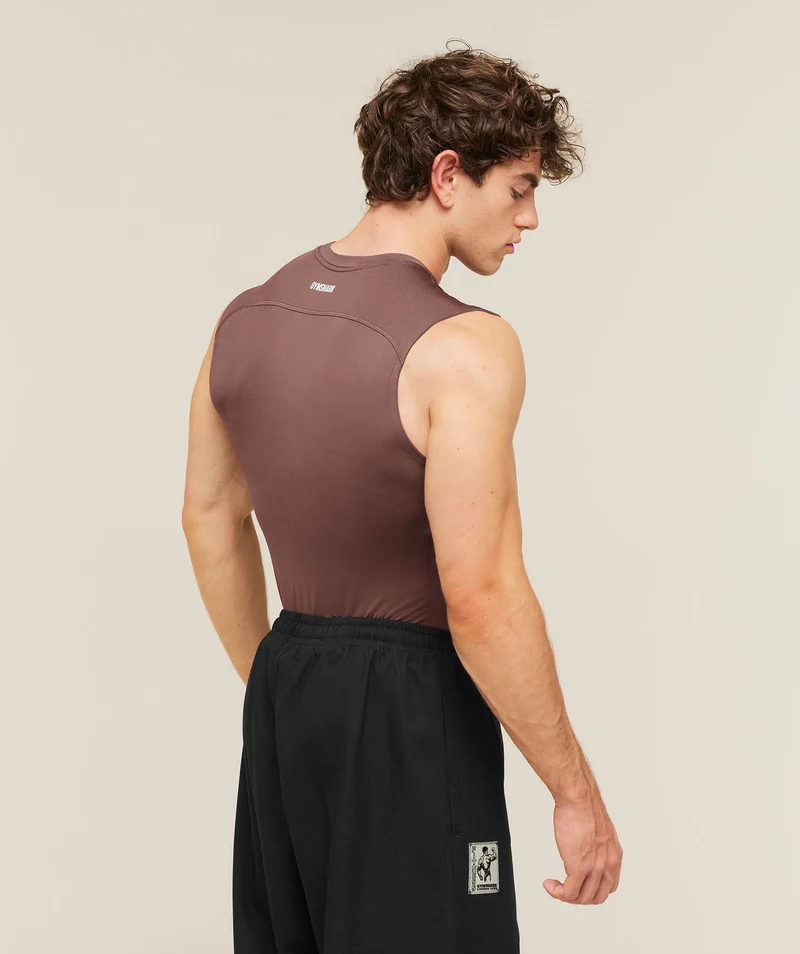 Gymshark Element Baselayer Tank - Espresso Brown