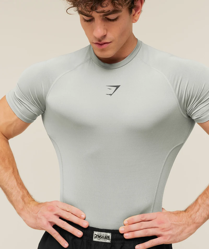 Gymshark Element Baselayer T-Shirt - Smokey Grey