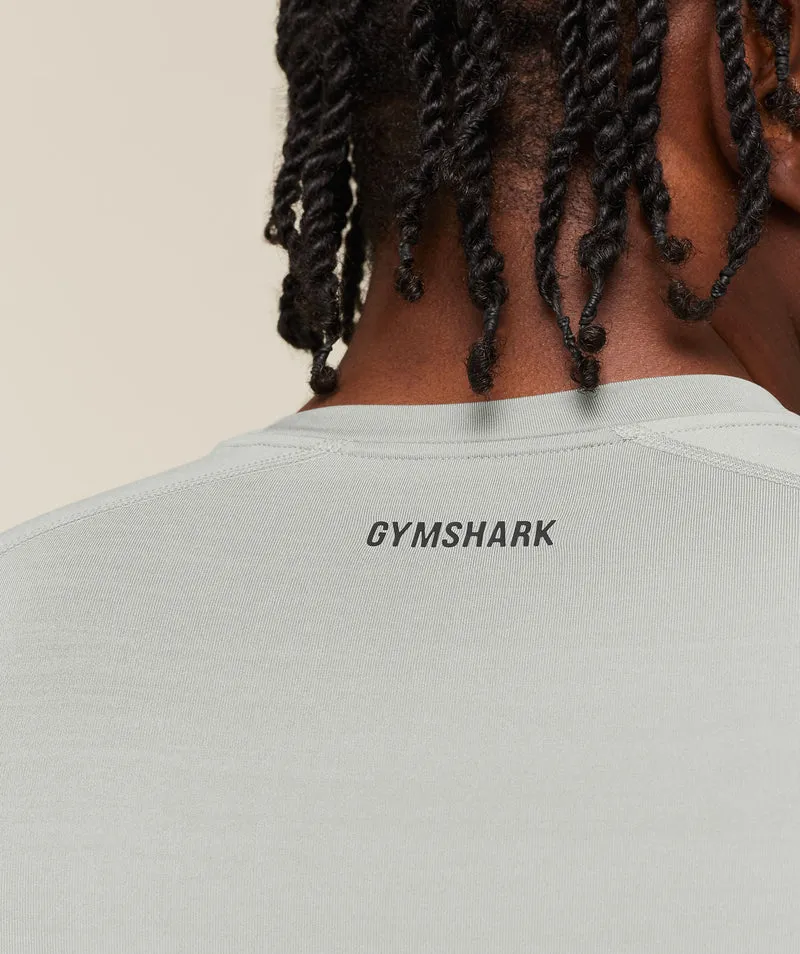 Gymshark Element Baselayer Long Sleeve T-Shirt - Smokey Grey