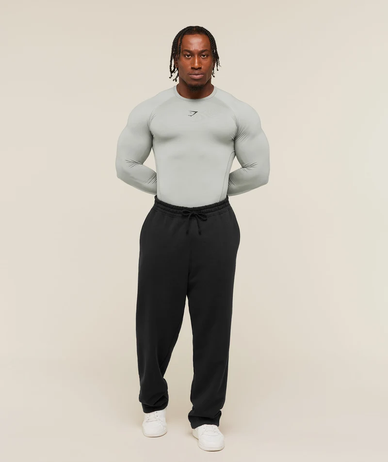 Gymshark Element Baselayer Long Sleeve T-Shirt - Smokey Grey
