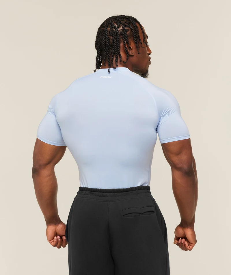 Gymshark Element Baselayer T-Shirt - Tranquil Blue