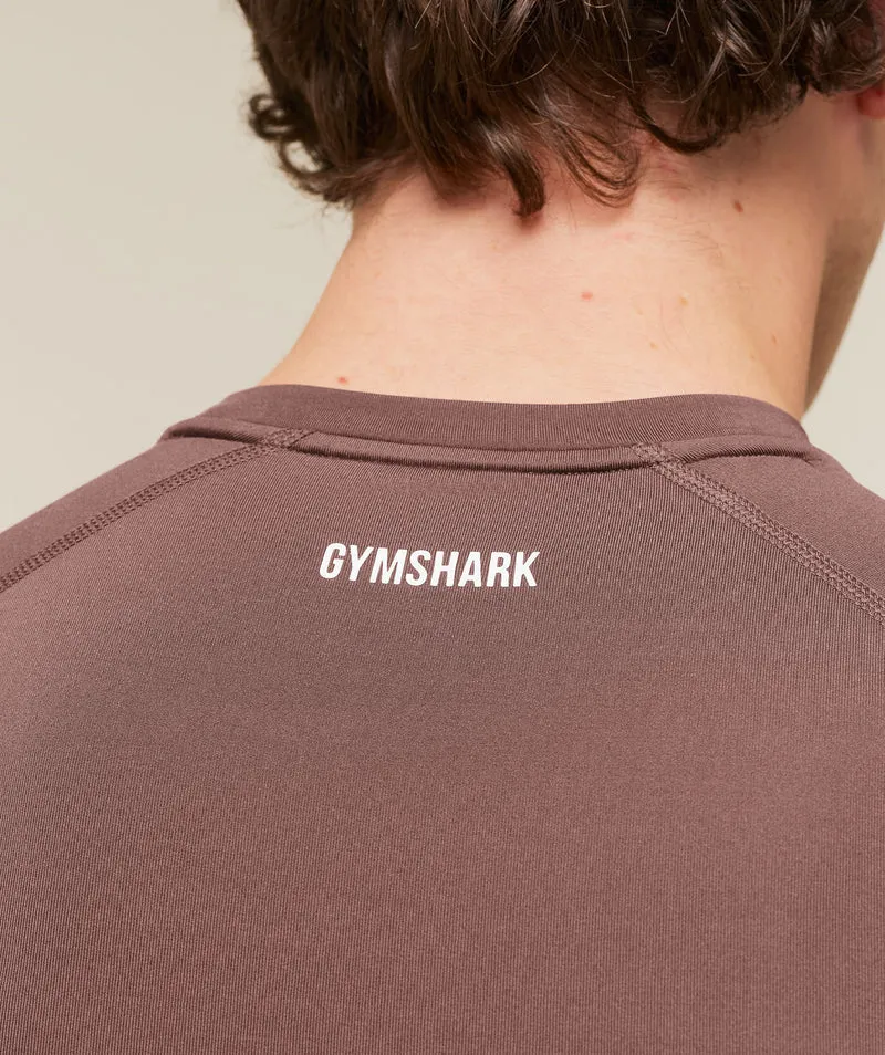 Gymshark Element Baselayer T-Shirt - Espresso Brown
