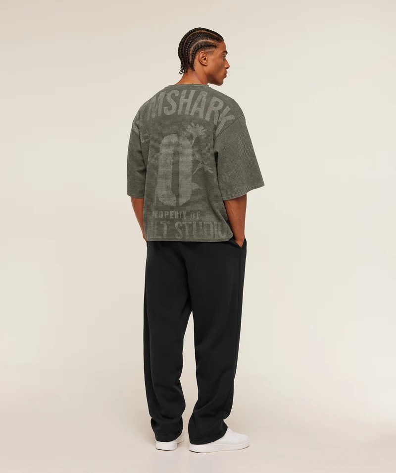 Gymshark x Saalt Studios Tee - Strength Green/Wash