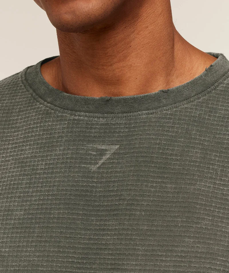 Gymshark x Saalt Studios Tee - Strength Green/Wash