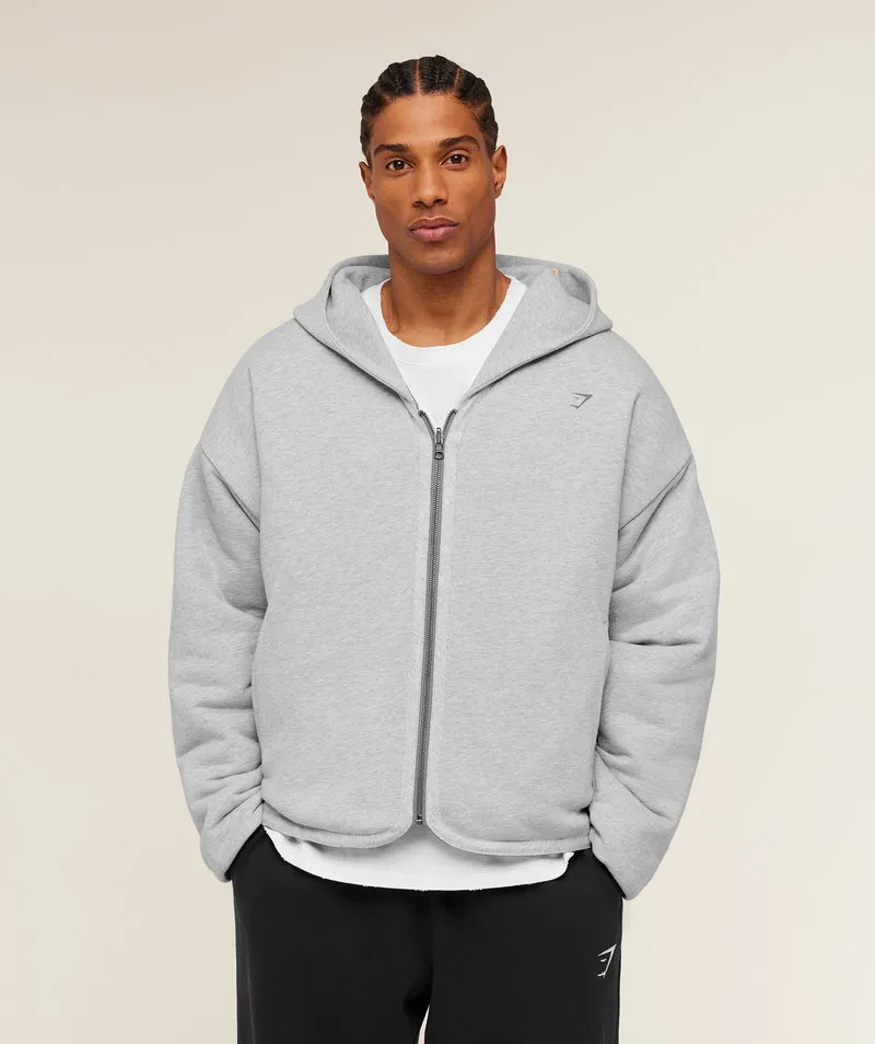 Gymshark x Saalt Studios Jacket - Utility Green/Guille Core Grey Marl