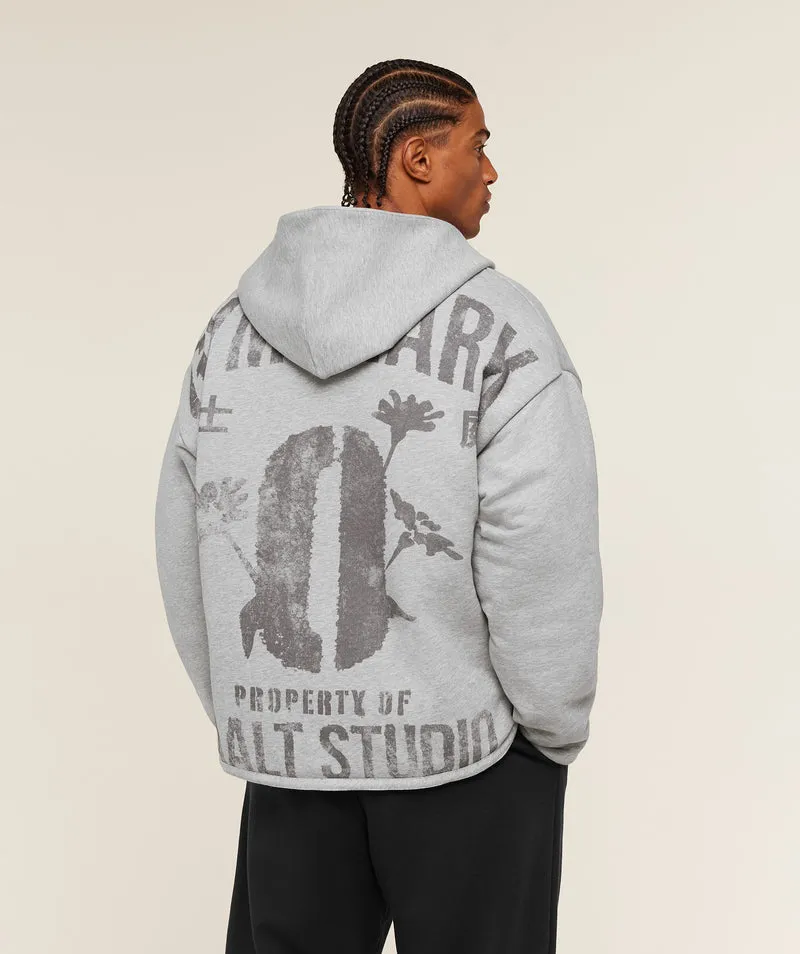 Gymshark x Saalt Studios Jacket - Utility Green/Guille Core Grey Marl