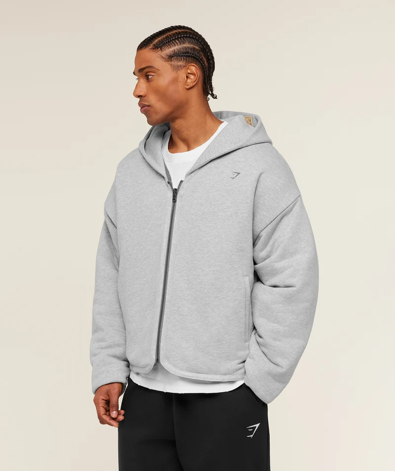 Gymshark x Saalt Studios Jacket - Utility Green/Guille Core Grey Marl
