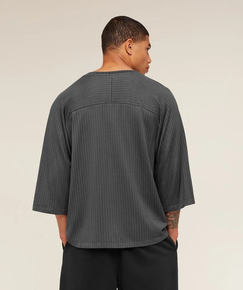 Gymshark x Saalt Studios Seamless Jersey - Asphalt Grey/Pitch Grey