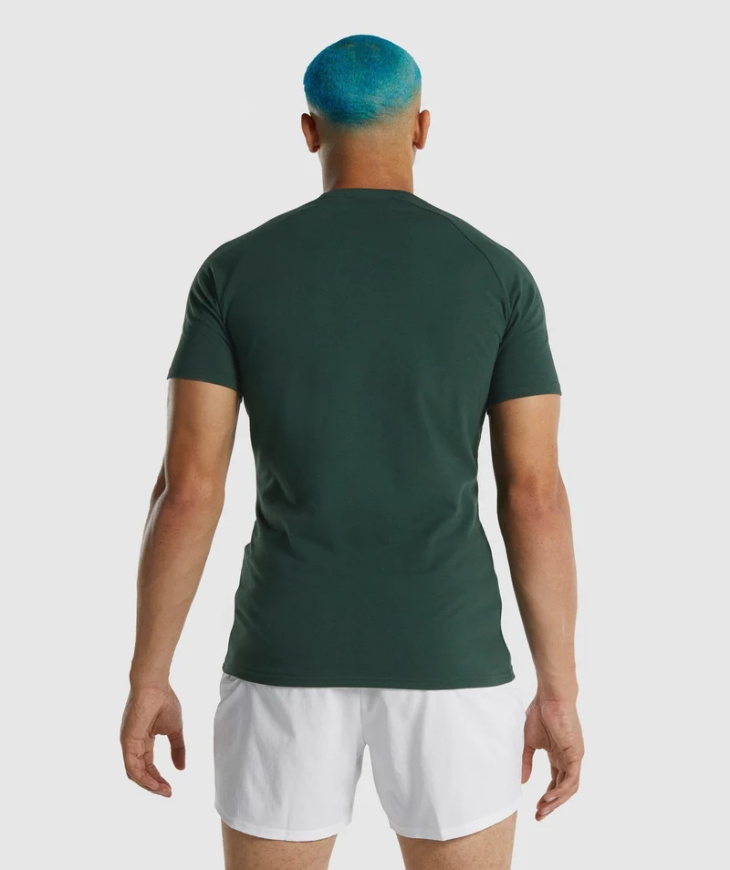 Gymshark Apollo T-Shirt - Dark Green