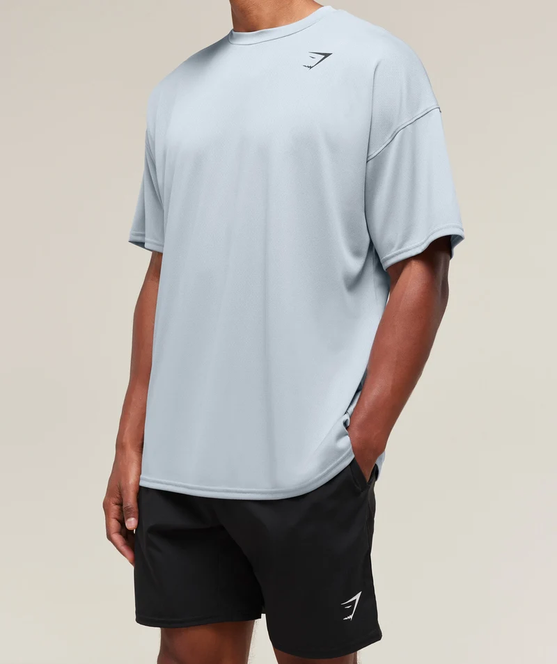Gymshark Arrival Oversized T-Shirt - Metal Purple
