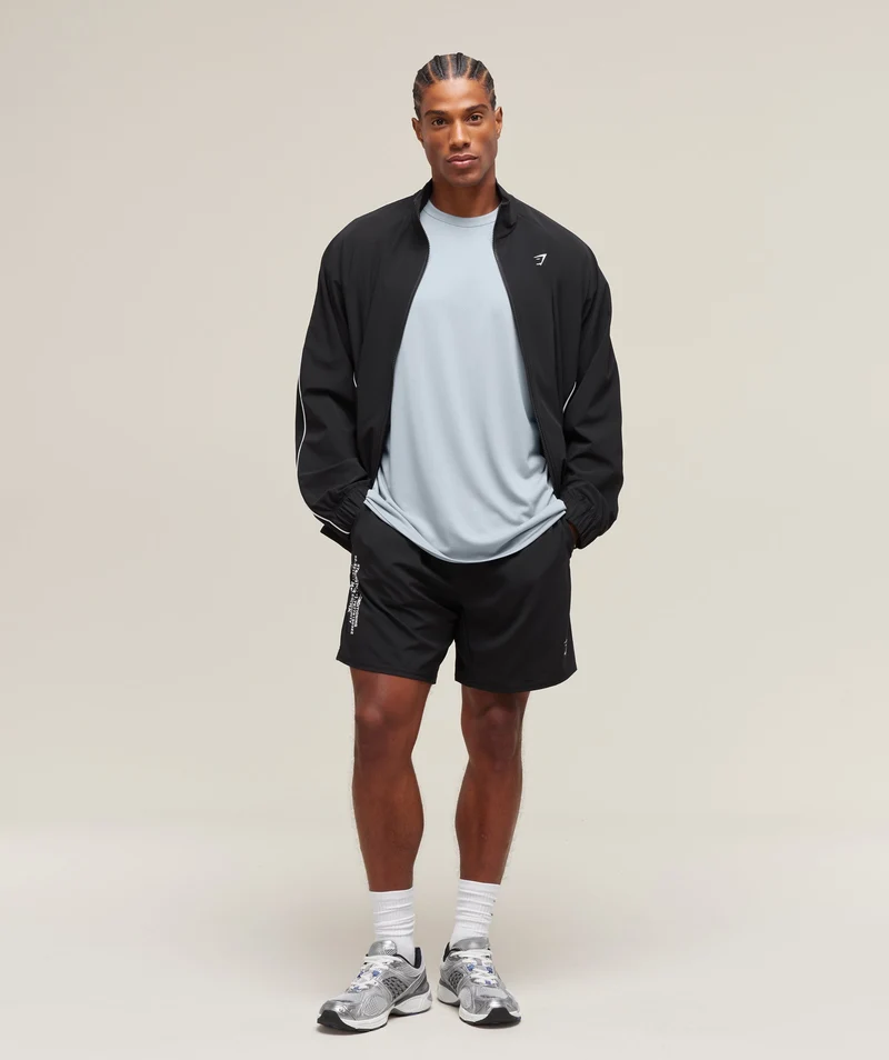 Gymshark Arrival Oversized T-Shirt - Metal Purple