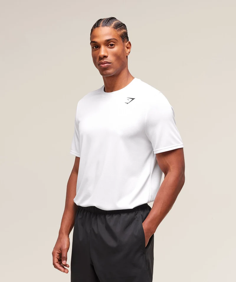 Gymshark Arrival T-Shirt (Tall) - White