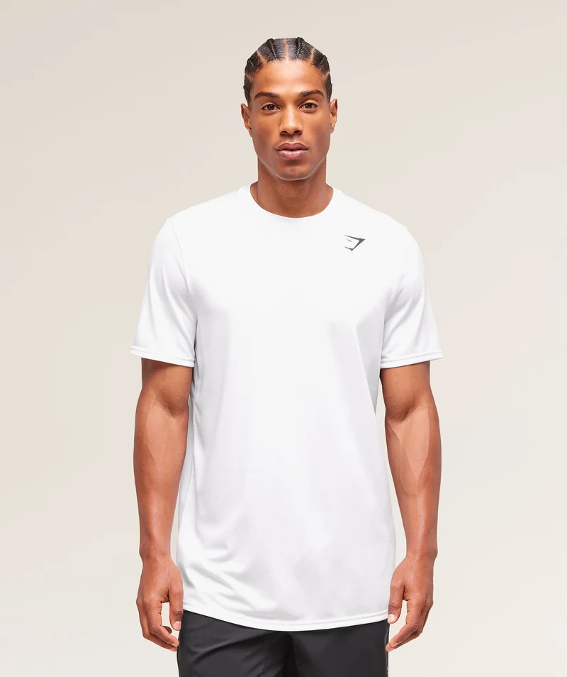 Gymshark Arrival T-Shirt (Tall) - White
